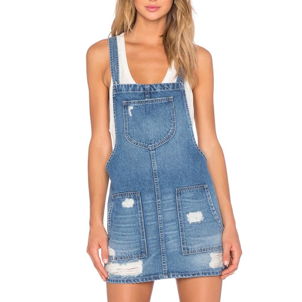 NWOT REVOLVE Overall Dress (size XS)